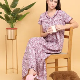 Sweet Dreams Printed Maxi Nightdress-picture-31