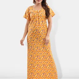 Be You Floral Printed Maxi Everyday Nightdress-image-73