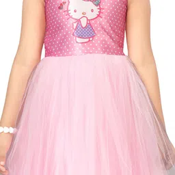 BAESD Hello Kitty Printed Embellished Net Maxi Dress image 5