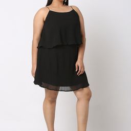Curves by MISH Plus Size A-Line Dress image 1