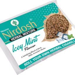 icey mint flavour (1 pouch) Herbal Raw Mixture Smoking Cessations-image-8