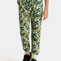 Urbano Juniors Boys Printed Pure Cotton Mid-Rise Joggers-image-45