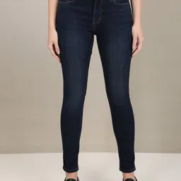 U.S. Polo Assn. Women Skinny Fit High-Rise Light Fade Stretchable Jeans-30