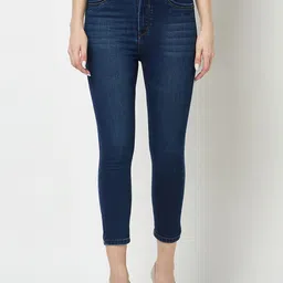 Crimsoune Club Women Urban Slim Slim Fit Light Fade Stretchable Jeans-image-97