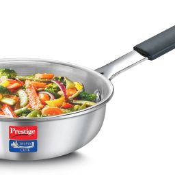 Tri-Ply Cute with Even Heat Distribution Fry Pan 12 cm diameter 0.4 L capacity-image-1