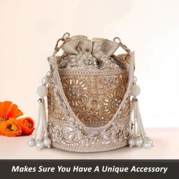 Women Gold Potli-image-13