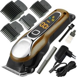 Crostal Cordless Professional Electric hair Clipper trimmer Shaver for Men Fully Waterproof Trimmer 120 min Runtime 4 Length Settings-image-57