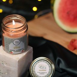 Tara Enlightening World World Taran Taara Ke Tarbooz Scented Jar Candle with Lid-26
