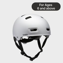 Inline Skating Skateboarding Scootering Helmet MF500 - Grey-image-79