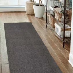 OBSESSIONS Grey Textured Floor Runner-20