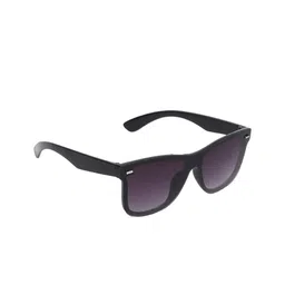 CRIBA Unisex Grey Lens & Black Square Sunglasses with UV Protected Lens-39