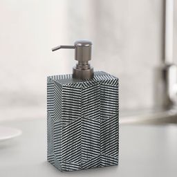OBSESSIONS Grey Textured Polyresin Soap Dispenser - 320 ml-8