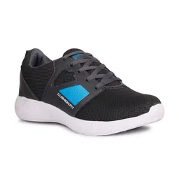 Columbus Men Grey & Blue Mesh Running Non-Marking Shoes-picture-23