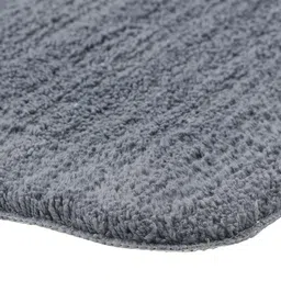 OBSESSIONS Grey Solid 2000 GSM Anti-Skid Bath Rugs image 3