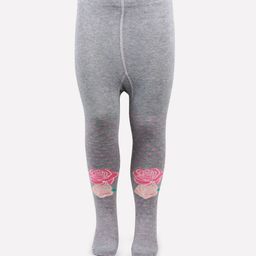 Bonjour Baby Girls Grey Barbie Printed Anti-Odour Tights-image-99