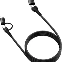 ZITRONIX Magnetic Charging Cable 1.5 m Magnetic 4 in 1 60W Type C Cable 4.92Ft Fast Charger-34