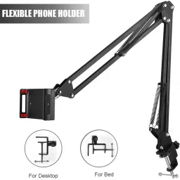 AMUSING Best Overhead Tripod CellPhone Stand For Create Cooking Side Angle Video Tripod, Monopod, Tripod Clamp, Tripod Bracket, Tripod Ball Head image 2