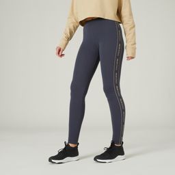 domyos Women Gym Cotton Legging 500 - Grey-picture-44