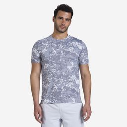 Men's Fitness Short-Sleeved Crew Neck Breathable T-Shirt 120 - Grey-image-66