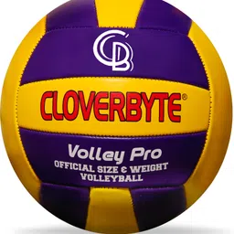 cloverbyte VolleyPro 5 No. Sports VolleyBall Beach Sand Play for Teenager, Adult, Beginner Volleyball - Size: 5-picture-25
