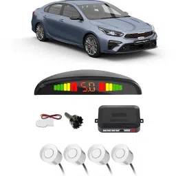 PKNA0863 White Car Reverse Parking Sensor with LED Display 4 Sensor PKNA0863 Parking Sensor-10