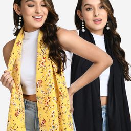 V&M Women Pack of 2 Printed Scarf-image-68
