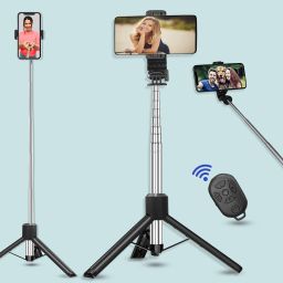 Blue Birds 3-in-1 Tripod with Detachable Remote upto 170 cm Selfie Stick Tripod-image-16
