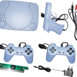 Nouveau New Classic Tv Video Gaming Console Inbuilt Games Best Kids With 1 Extra Chip NA GB with Contra, Super Mario Bros, Duck Hunt, F1-46