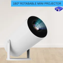SACRO Mini HD Projector for Home 4KSupport With Built-in App Netflix/Prime/YouTubeF378 (4500 lm / 1 Speaker / Wireless / Remote Controller) Portable Projector-8