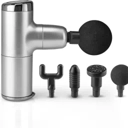 Lifelong LLGM45 Mini Gun Massager with 4 heads| Deep Tissue Percussion Muscle Massager for Pain Relief & Recovery, Portable Handheld Electric Fascial Gun Massager-12