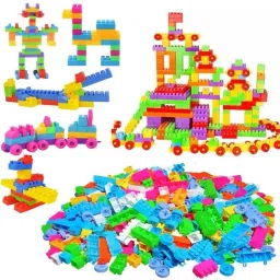 DIY Plastic Building Blocks for kids 3+ years 50+pcs-24