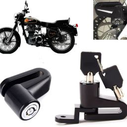 Anti Theft Heavy Duty Security Disc Lock for Bullet 350 Twinspark Dsic Lock_536 Disc Lock-image-2