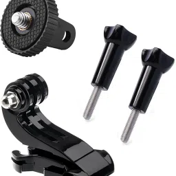 TECHYSPOT J-Hook Buckle Mount, Tripod Mount Adapter, 2 Screw Combo for GoPro, Smartphone Monopod Kit-29