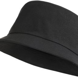 Highever Unisex plain cotton foldable beach hat bucket hat for women-image-0