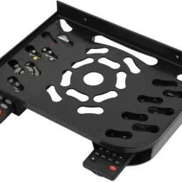 Wall Mount Plastic Shelf For TV Set Top Box, DTH Stand with Double Remote Holder Plastic Wall Shelf-picture-28