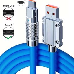 HUG PUPPY USB Type C Cable 1 m 120 Watt Super Fast Charging Cable support All Mobile Phones-image-28