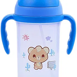 Baby Sipper Bottle with Handle & Soft Silicone Straw, s, BPA Free & Non Toxic-picture-24