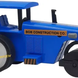 ROAD ROLLER CONSTRUCTION & ENGINEERING VEHICLE WITH PULL BACK ACTION TOY-image-3