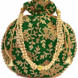 Women Green Potli-image-48