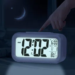 purabelle Digital White Clock image 2