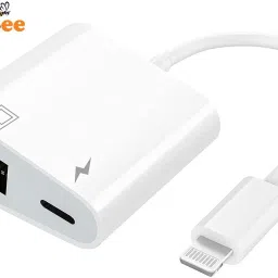 SCALEBEE Lightning to Ethernet Adapter 2 in 1 RJ45 LAN Network Adapter with Charge Port Lan Adapter-0
