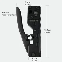 RuhZa Cat6a Cat7 Modular Crimper Wireless Ethernet Lan Adapter compatible with Windows image 2