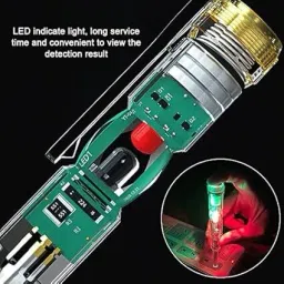 trk impex Electrical Tester Pen, Voltage Detector Pen with Indicator Light Test Pen (1pcs) Digital Voltage Tester image 3