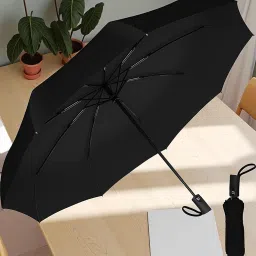 en,Women,Kids,Girls,Boys - 3 Fold with Auto Open and Close Umbrella (Black)_278 Umbrella-image-89
