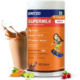 SuperMilk Overall Growth (7-12y Girls), 9g Protein (Double Chocolate)-image-17