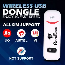 PunnkFunnk 4GLTE 4G USB MODEM with WI-FI HOTSPOT DONGLE - Support All SIM Data Card Data Card image 5