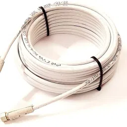 ERHIndia TV-out Cable (15 Meter) Digital Coaxial Cable Wire RG59 Coaxial Cable Wire RG-6 Cable-image-4