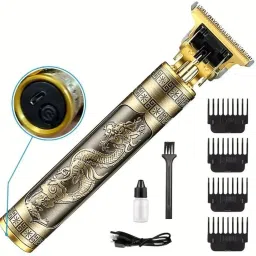 FINIXFLEXOPRINT Cordless Rechargeable Hair Trimmer for Men with 4 Comb Attachments Shaver For Men-8
