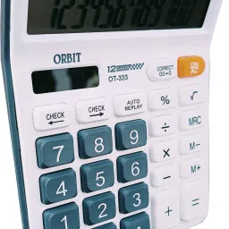 shaiv OT333 112 Steps Check & Correct,12 Digit Extra Large Display,Real Solar,Soft Touch FinancialCalculator image 2