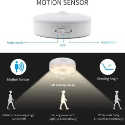 shoparam Motion Sensor Light for Home with USB Charging Wireless Self Adhesive LED Lights Smart Sensor Light image 5